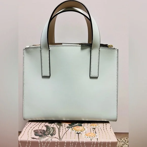 Kate Spade Mint Green New York Satchel EUC - Picture 5 of 12